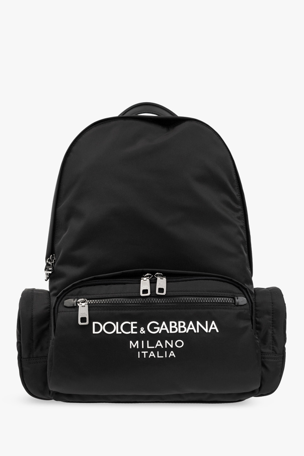 Dolce & Gabbana 黑色 Backpack with logo