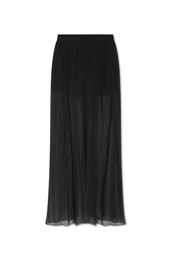 Dolce & Gabbana 黑色 Trousers with darts