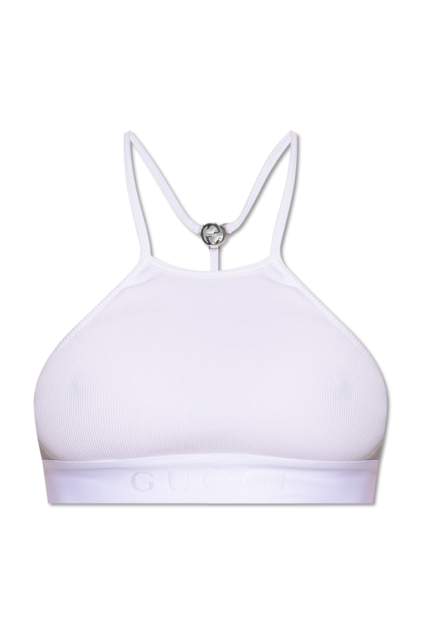Gucci 白色 Cropped tank top